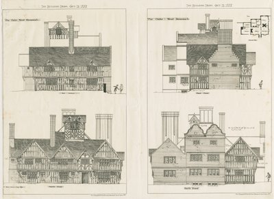 West Bromwich - "The Oaks": Valokuvalitografia, elokuu 1876 tekijältä Unbekannt