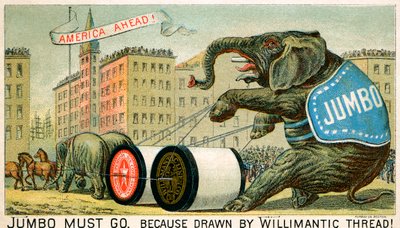 Willimantic Thread - 1800-luvun lopun mainos tekijältä Unbekannter Künstler