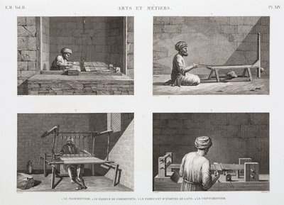 Wool & Worsted, Weaving Weaving, Egypti, n. 1798 tekijältä Unbekannt