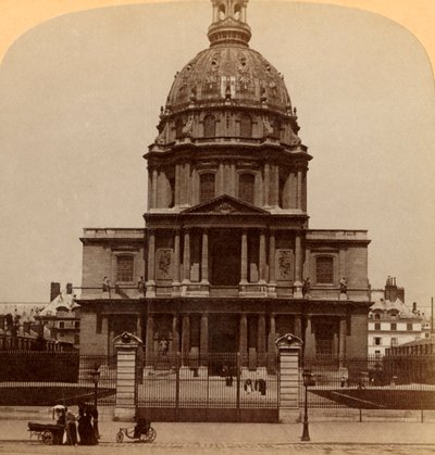 Dome des Invalides, jossa mahtava soturi lepää - Napoleon I:n hauta, Pariisi, Ranska, 1900. tekijältä Underwood and Underwood