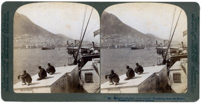 Hongkong satamasta, 1901 tekijältä Underwood and Underwood
