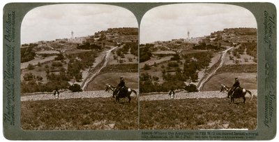 Samaria, Lounais-Palestiina, 1900-luku. tekijältä Underwood and Underwood
