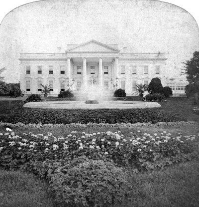 Valkoinen talo, Washington, DC, USA, 1900-luvun alku. tekijältä Underwood and Underwood
