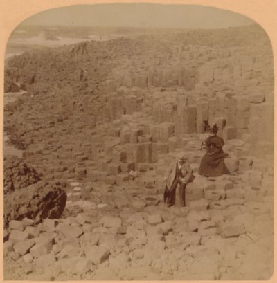 Wonderful Giants Causeway, Antrimin kreivikunta, Irlanti, 1899. tekijältä Underwood and Underwood