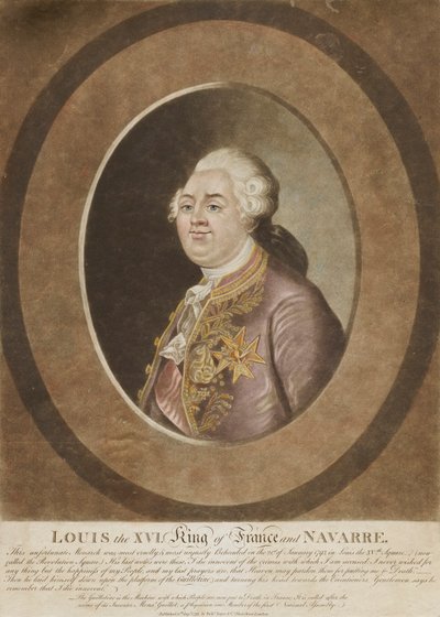 Ludvig XVI, Ranskan ja Navarran kuningas tekijältä Unidentified