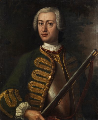 Aatelisen muotokuva tekijältä Unidentified painter label QS