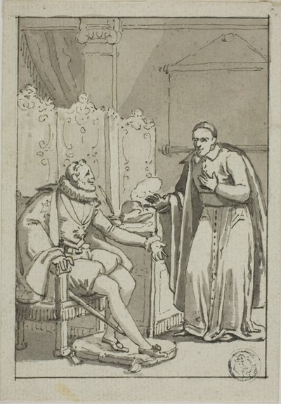Cardinalin yleisö Henry IV:n kanssa tekijältä Unknown