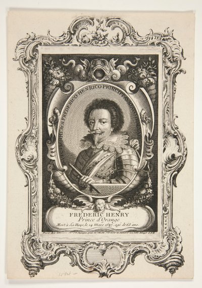 Frederic Henry, Orangen prinssi, kuoli Haagissa 14. maaliskuuta 1677, 63-vuotiaana tekijältä Unknown