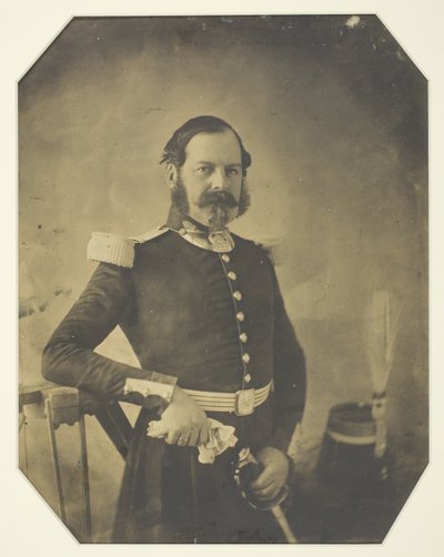 Muotokuva ranskalaisesta sotilasupseerista tekijältä Unknown