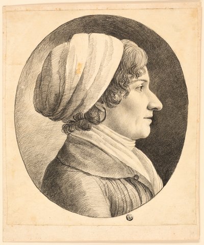 Profiili Bust of a Woman Wearing a Cap (Nainen, jolla on lippalakki) tekijältä Unknown
