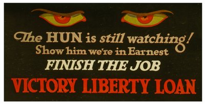 Hunit katsovat edelleen! Näytä hänelle, että hän oli tosissaan - lopeta työ Victory Liberty Loan.rnc.1917 tekijältä Unknown