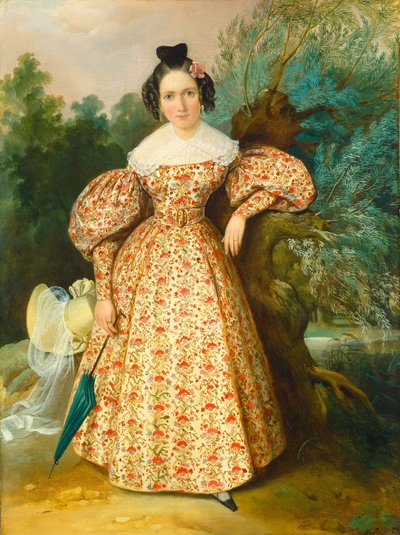 Nuoren naisen muotokuva tekijältä Unknown 19th Century