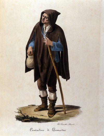 Talonpoika Camastran alueelta Sisiliassa. tekijältä Unknown artist