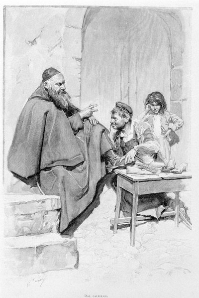Suutarit Sisiliassa vuonna 1870. tekijältä Unknown artist