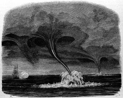 Vesitornado. 1800-luvun kaiverrus. tekijältä Unknown artist