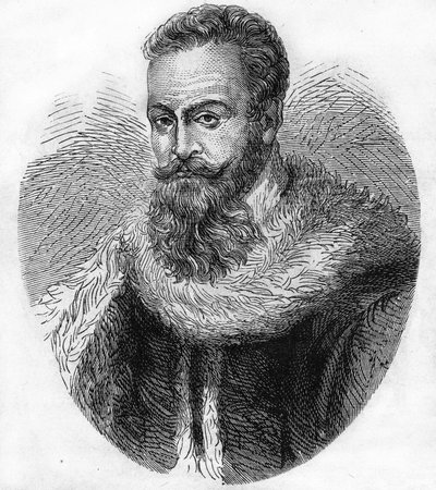 Achilles de Harlay (1536-1619), Pariisin parlamentin puhemies. tekijältä Unknown artist