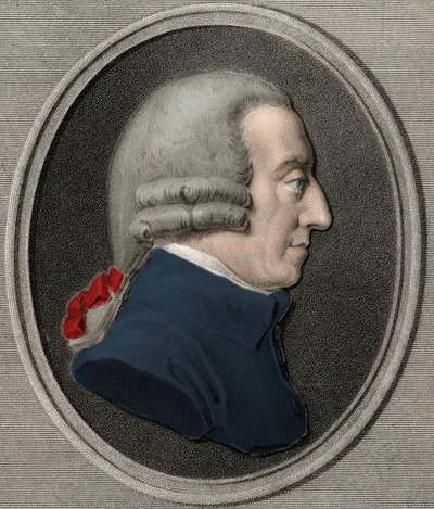 Adam Smith 1723-1790 - kaiverrus - 1800-luku tekijältä Unknown artist