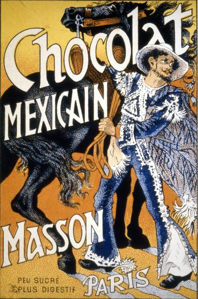 Mainos "" Chocolate Mexican Masson - hieman makea ja ruoansulatusta lisäävä". tekijältä Unknown artist
