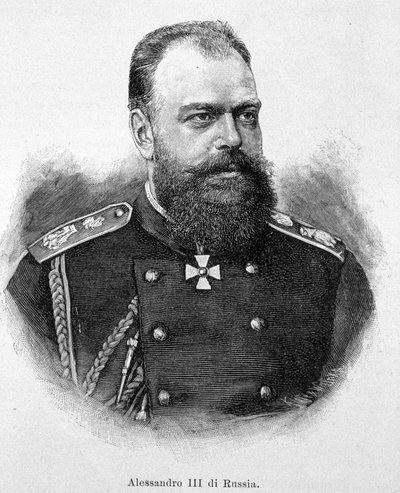 Aleksanteri III (Aleksandrovitš) Venäjän keisari tekijältä Unknown artist