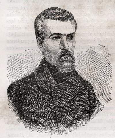 Alexandre-Albert (Alexandre Albert) Martin, joka tunnettiin työläisenä Albertina 1815-1895 ranskalainen poliitikko tekijältä Unknown artist