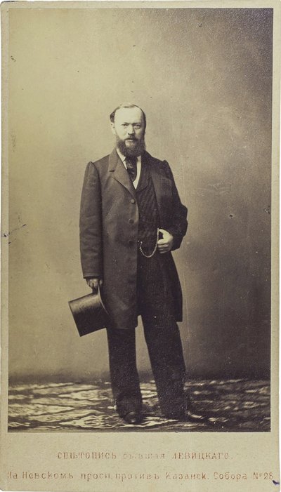 Alexandre Ostrovski - Näyttelijä Alexander N. Ostrovskin (1823-1886) muotokuva, Nimetön. Valokuva tekijältä Unknown artist