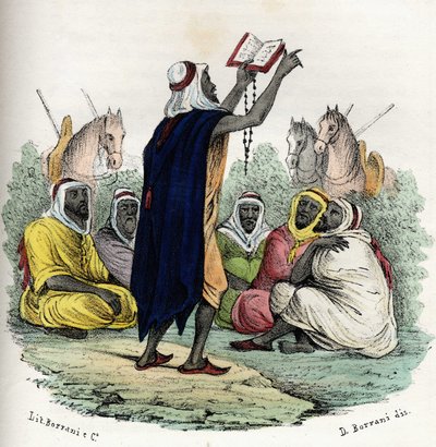 Algeria. Emiiri Abd el Kader (Abd-el-Kader tai ibn Muhyi al-Din al-Hasani (al Din al-Hasani) (1808-1883) vaati ensimmäistä jihadia (pyhä sota) vuonna 1832. Kirjassa "" Storia d
