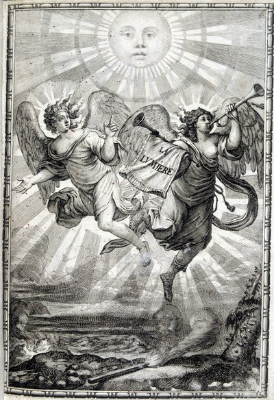 Valon allegorinen hahmo – Valo monsignorille kardinaali Jules Mazarinille (Giulio Raimondo Mazzarino tai Mazarino) (1602-1661) tekijältä Unknown artist