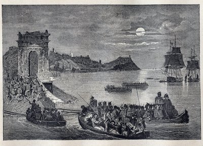 Ancona (Ancona) - Louis Philippe I käynnisti Anconan retkikunnan Italiaan yönä 22. ja 23. helmikuuta tekijältä Unknown artist