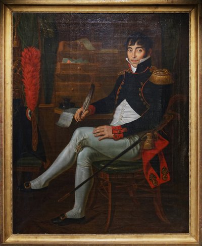 Imperiumin tykistöupseeri, n. 1804-1815 (öljy kankaalle) tekijältä Unknown artist