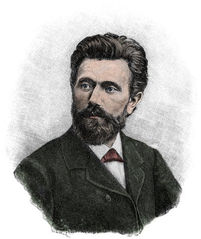 August Bebel (1840-1913), saksalainen marxilainen poliitikko ja kirjailija - August Bebelin (1840-1913), saksalaisen poliitikon muotokuva tekijältä Unknown artist