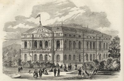 Baden Baden (Baden-Baden), Saksa - Badenin teatteri - 1867 tekijältä Unknown artist