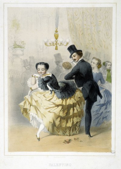 Pallo: Valentino, noin 1860 tekijältä Unknown artist
