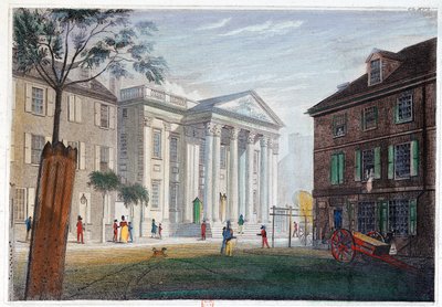 Pankkitoiminta Philadelphiassa tekijältä Unknown artist