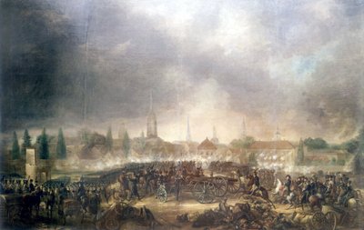 Leipzigin taistelu (Kansakuntien taistelu), 16.-19. lokakuuta tekijältä Unknown artist
