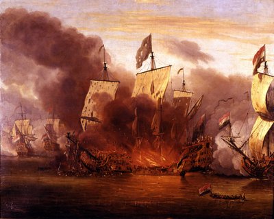 Solebayn taistelu: 6.7.1672. tekijältä Unknown artist