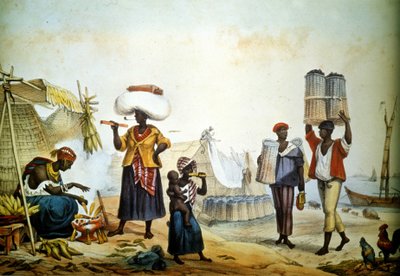 Brasilia, kivihiilen ja kaivosten katukauppiaat tekijältä Unknown artist