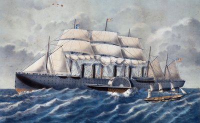Brittihöyrylaiva Great Eastern tekijältä Unknown artist