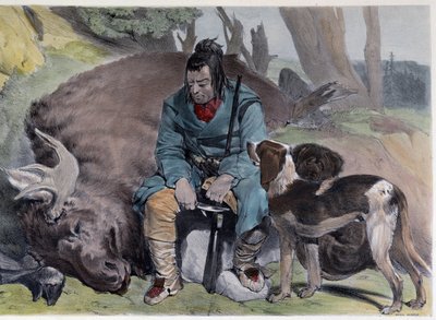 Kanadalainen Huron Elk Hunt - elokuvassa "" Shyth