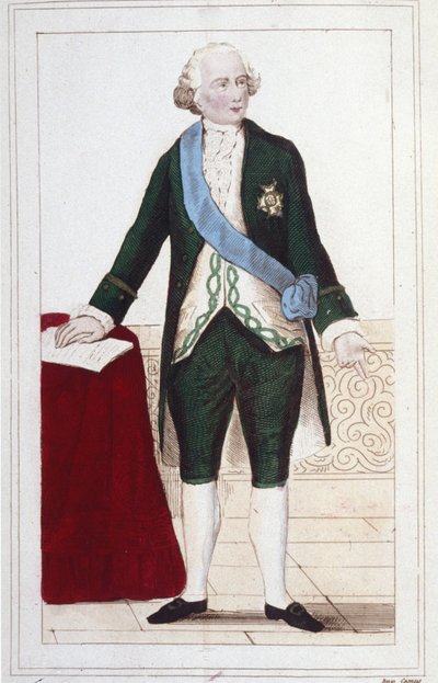 Charles Gravier, Vergennesin kreivi (1719-1787), ranskalainen valtiomies ja diplomaatti. tekijältä Unknown artist