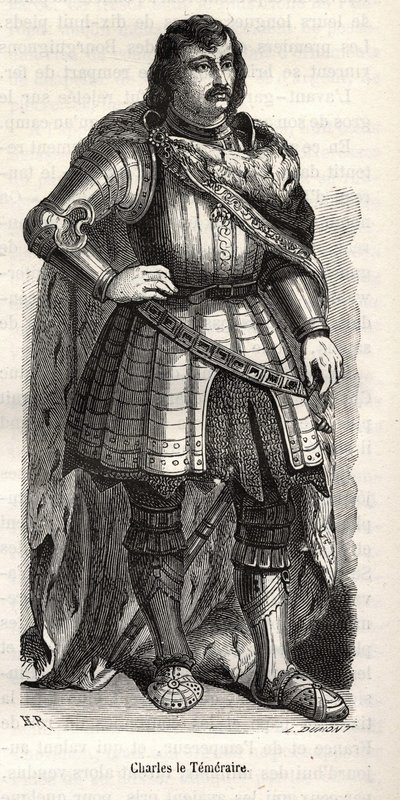 Kaarle Rohkea (1433-1477), Burgundin herttua. tekijältä Unknown artist