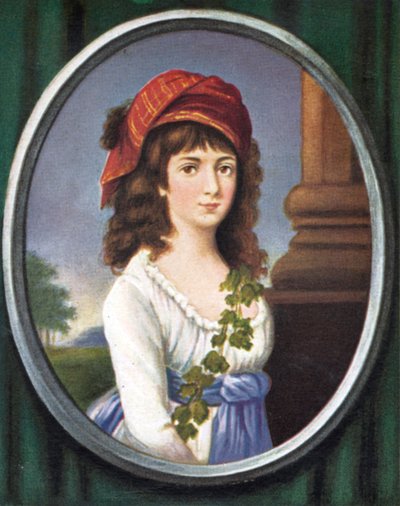 Charlotte Cordayn muotokuva tekijältä Unknown artist