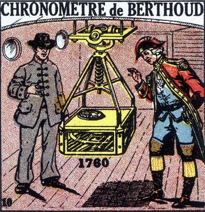 Kronometri Ferdinand Berthoud (1727-1807), sveitsiläinen kelloseppä tekijältä Unknown artist