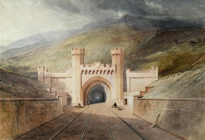 Clayton Tunnelin rautatieportaali tekijältä Unknown artist