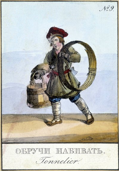 Connelier Venäjällä 1800-luvulla. tekijältä Unknown artist
