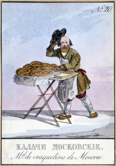 Moskovan keksejä 1800-luvulla. tekijältä Unknown artist