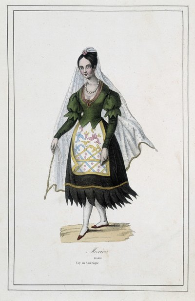 Dame de Mexico - isä Paul Jonhanneaud, Librairie des Bons livres, "Maan eri kansat" tekijältä Unknown artist