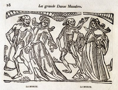 Dance macabre - kaiverrus tekijältä Unknown artist