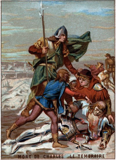 Kaarle Temerairen (1433-1477), Burgundin herttuan kuolema tekijältä Unknown artist