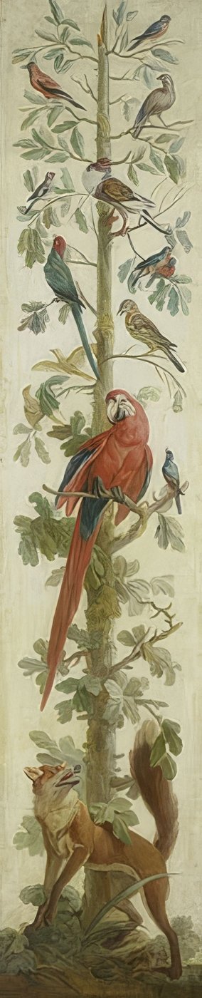 Koristeellinen kuvitus eläimillä. 1760-1800 tekijältä Unknown