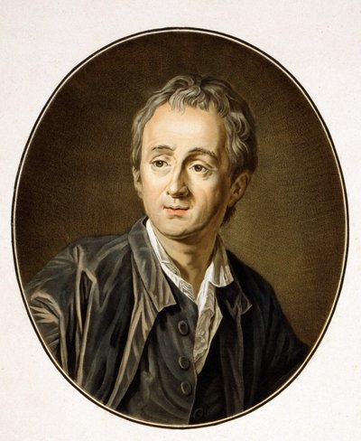 Denis Diderot (1713-1784), kirjoittanut Pierre-Michel Alix (1762-1817). tekijältä Unknown artist
